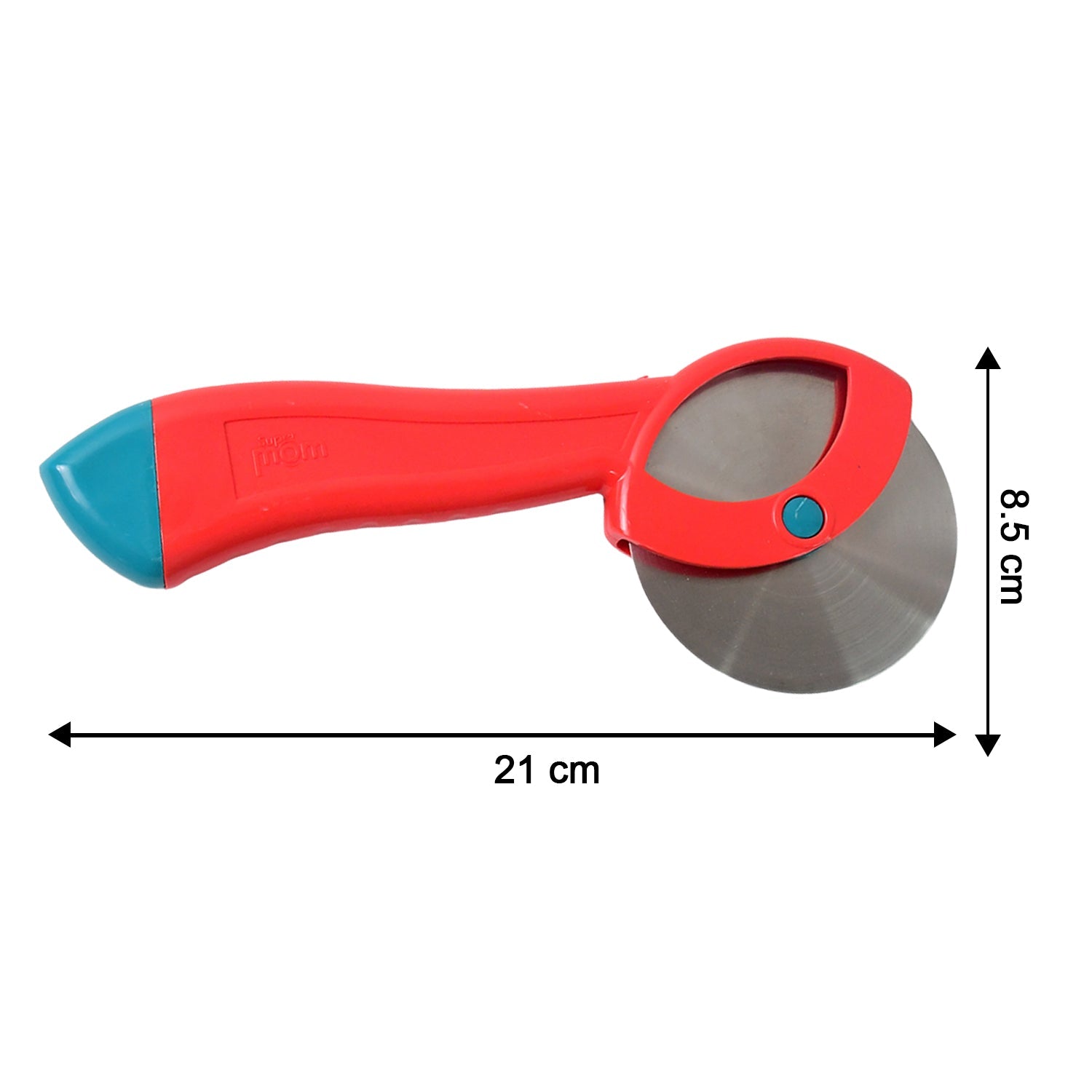 Supermom Premium Stainless Steel Pizza Cutter with Ergonomic Handle (1 Pc) Supermom Premium Stainless Steel Pizza Cutter with Ergonomic Handle (1 Pc)